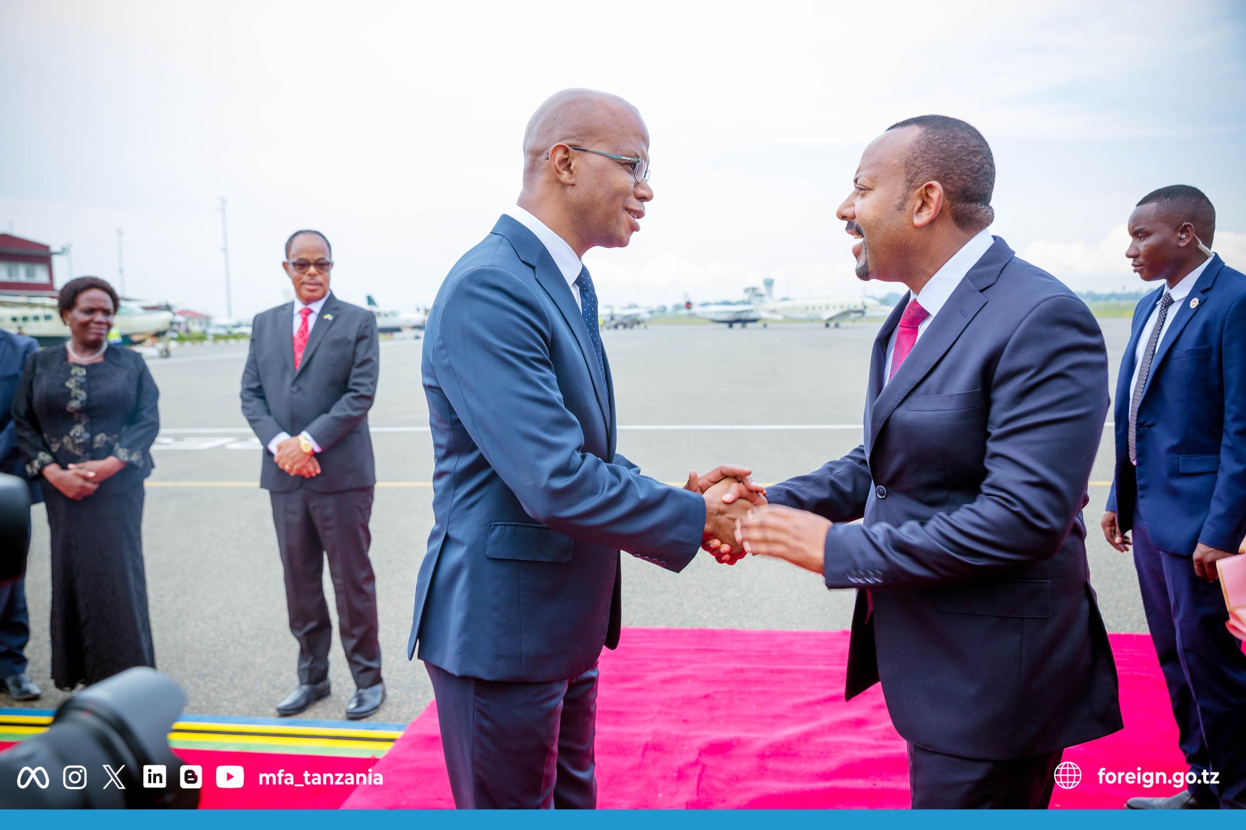 WAZIRI MKUU  ETHIOPIA ATUA NCHINI KWA ZIARA YA KITAIFA YA SIKU TATU