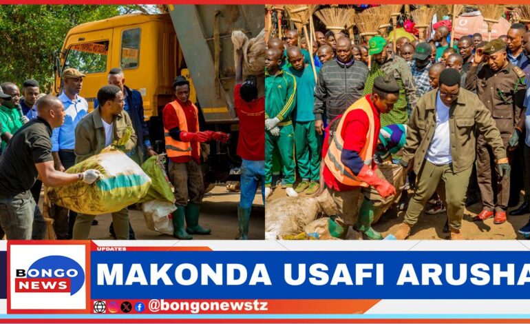  RC MAKONDA AONGOZA WAKAZI WA ARUSHA KUFANYA USAFI MITAANI, UKITUPA OVYO FAINI SH1MILIONI