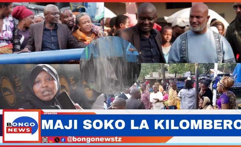 CHANGAMOTO YA MAJI SOKO LA KILOMBERO ARUSHA YATATULIWA, WAFANYABIASHARA WAMSHUKURU RAIS SAMIA NA GAMBO