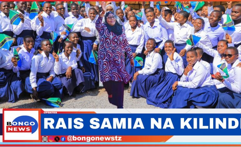  RAIS SAMIA ZiARANI KILINDI, KUZINDUA SHULE YA SEKONDARI YA WASICHANA.