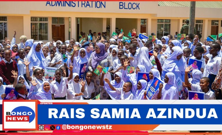  RAIS SAMIA AFUNGUA RASMI SHULE YA SEKONDARI YA WASICHANA TANGA
