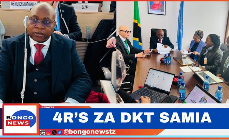  4R’s ZA RAIS SAMIA ZAITIKISA GENEVA