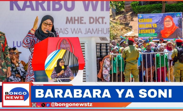  KILIO CHA BARABARA YA SONI-BUMBULI-KOROGWE CHAFIKA MWISHO, RAIS SAMIA ATANGAZA RASMI KUANZA KWA UJENZI