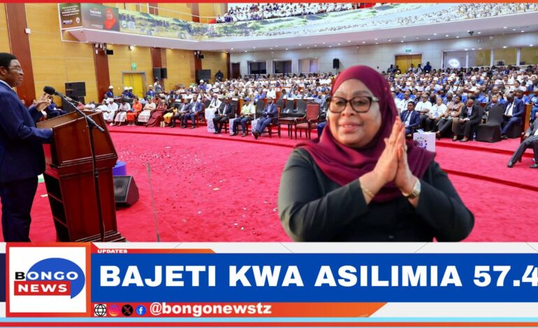  SERIKALI YA AWAMU YA SITA IMEONGEZA BAJETI KWA ASILIMIA 57.4 KUHUDUMIA MAFUNZO YA UFUNDI STADI.